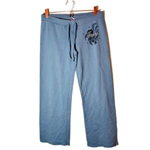 EUC Vintage Juicy Couture Blue Logo Sweatpants Small